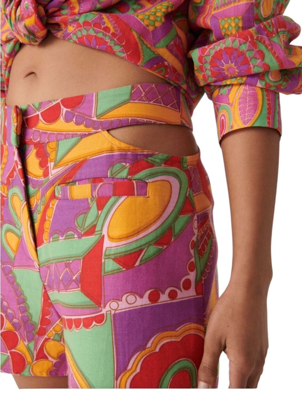 BA&SH WILLOW SHORTS IN FUCHSIA Size 3